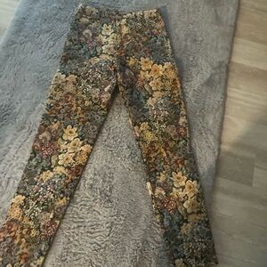 Z. Cavaricci Women's Floral Straight Leg Jeans - Multicolor